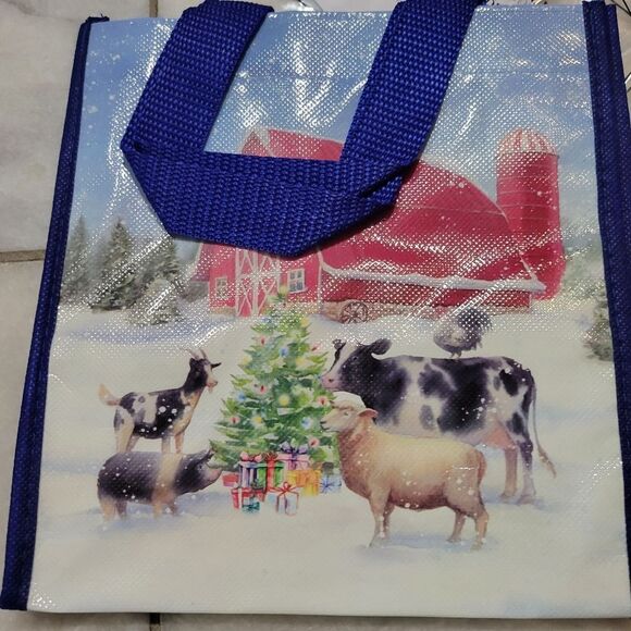 Lock & Lock Colorful Holiday Christmas Gift Bag Lot Of 6 Piece NEW - Picture 11 of 14